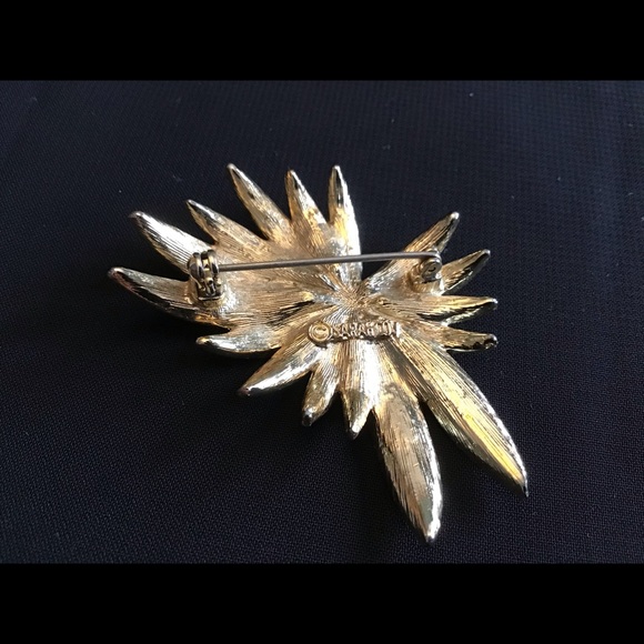 VINTAGE SARAH COVENTRY ATOMIC STARBURST BROOCH - Picture 2 of 2